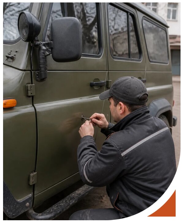 Профессиональное вскрытие автомобиля УАЗ без повреждений в Чайковском